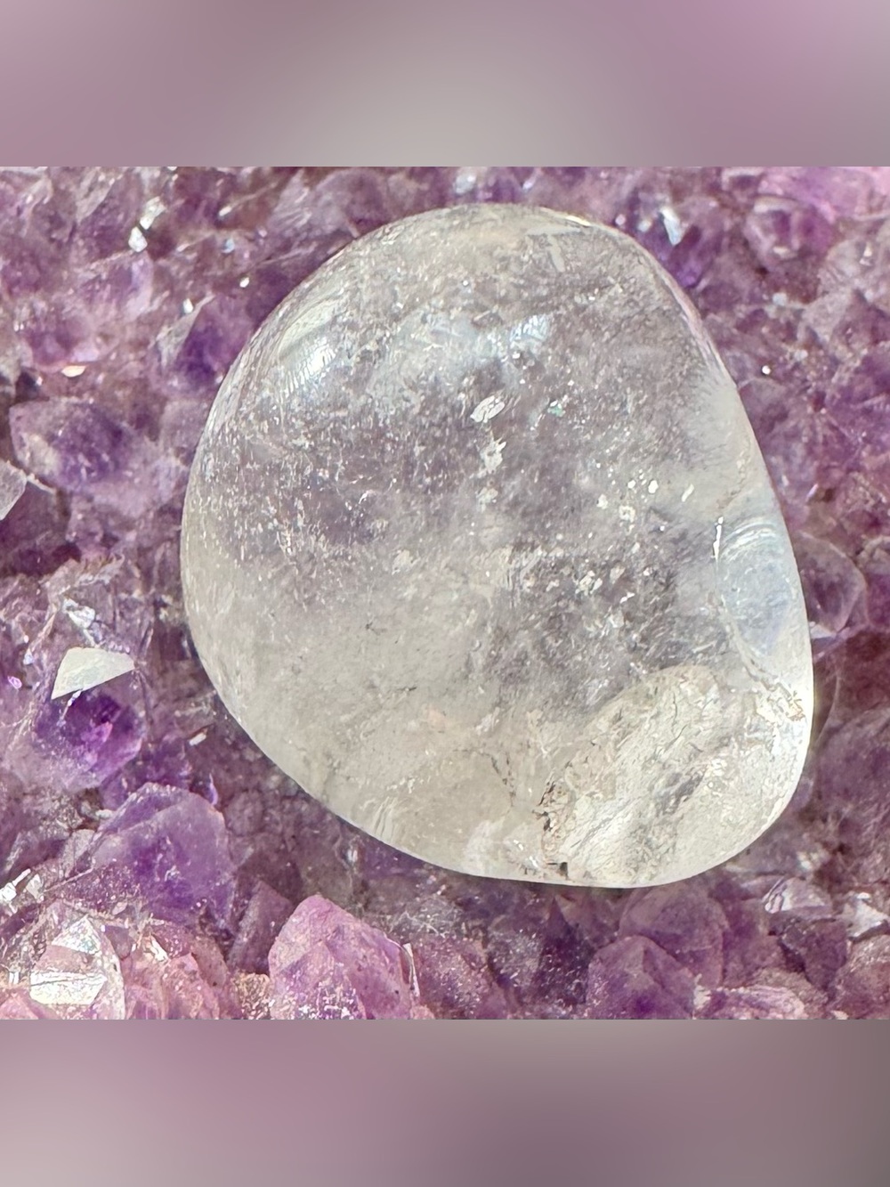 Natural Clear Quartz Polished Crystal